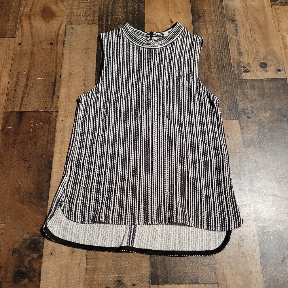 S Madewell Striped Mockneck Top